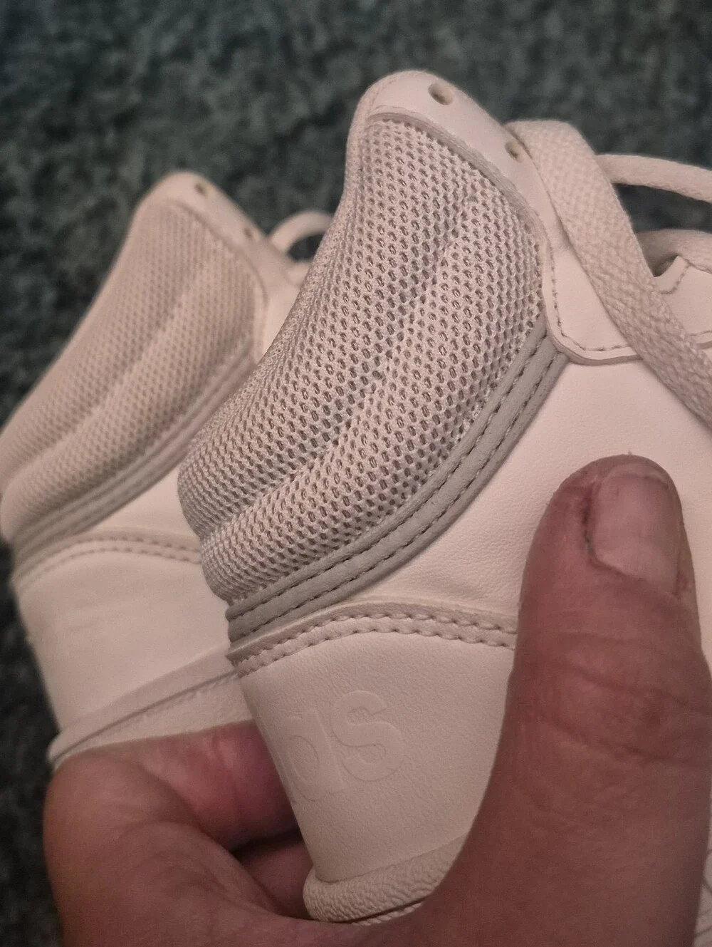 Adidas Toddler White High Top Sneakers Lace Up Size 13K